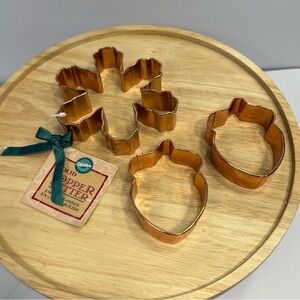 Wilton Copper Snowflake Cookie Cutter 5" NWT Vintage 2000 & Two Acorns